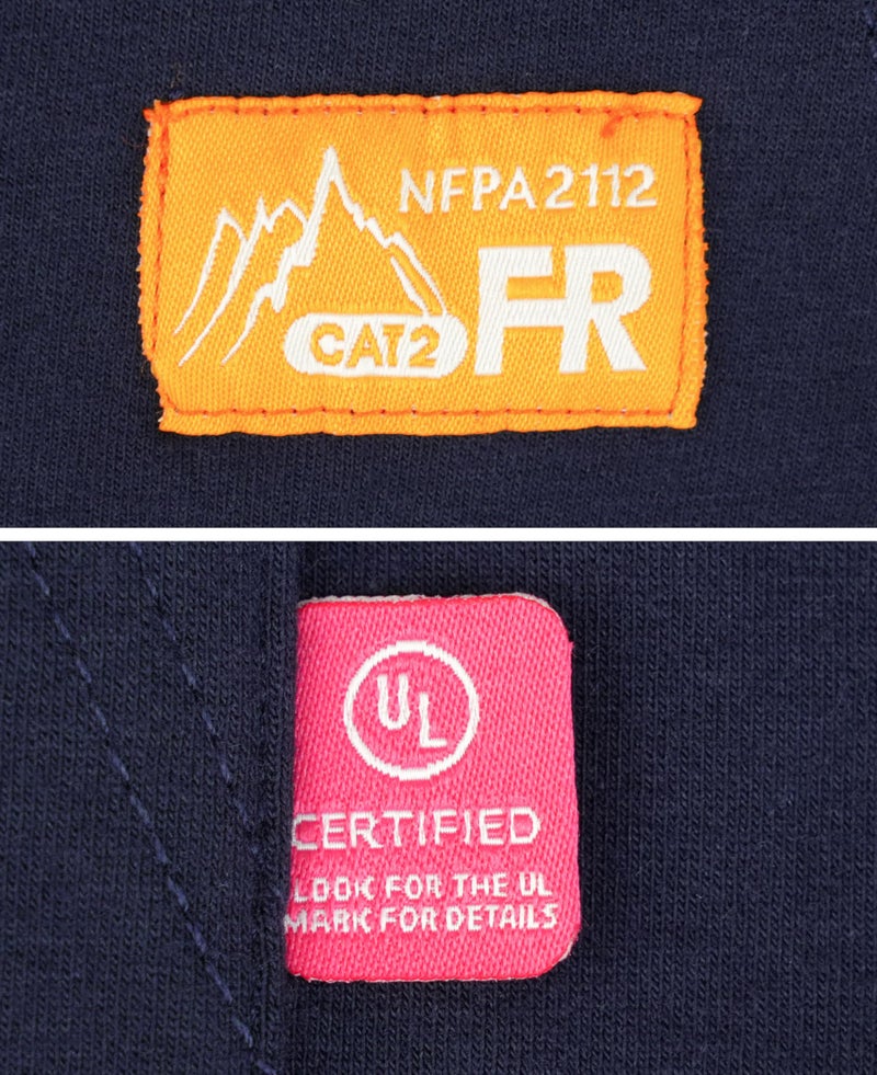 Titicaca FR Hoodie FR Sweatshirt Lightweight 7.5oz 100% C Pre-Washed Hooded Shirt Navy - Image 3